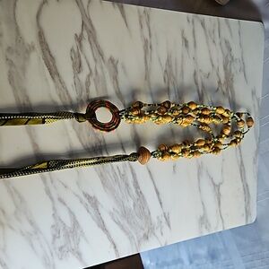 African Beaded necklace 15 inches